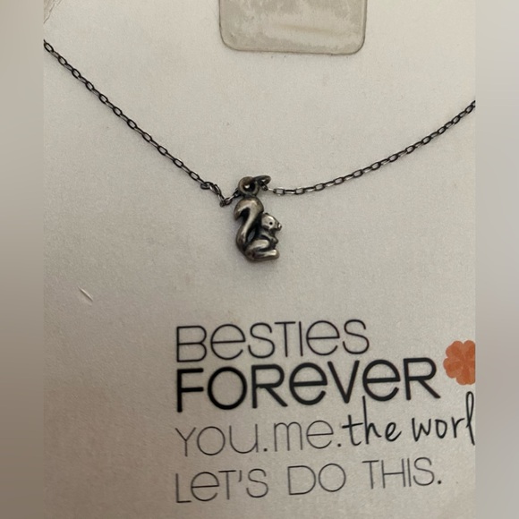 Dogeared Besties Forever Squirrel Pendant - Picture 2 of 2